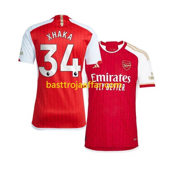 Arsenal Xhaka 34 Män Hemma Fotbollströja 2023-2024 Kortärmad