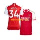 Arsenal Xhaka 34 Män Hemma Fotbollströja 2023-2024 Kortärmad
