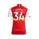 Arsenal Xhaka 34 Män Hemma Fotbollströja 2023-2024 Kortärmad