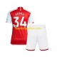 Arsenal Xhaka 34 Barn Hemma Fotbollströja 2023-2024 Kortärmad