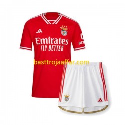 Benfica Barn Hemma Fotbollströja 2023-2024 Kortärmad