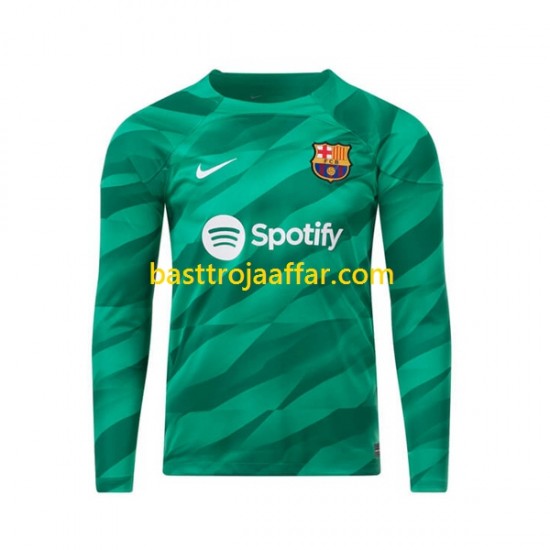 FC Barcelona Målvakt Män Hemma Fotbollströja 2023-2024 Långärmad