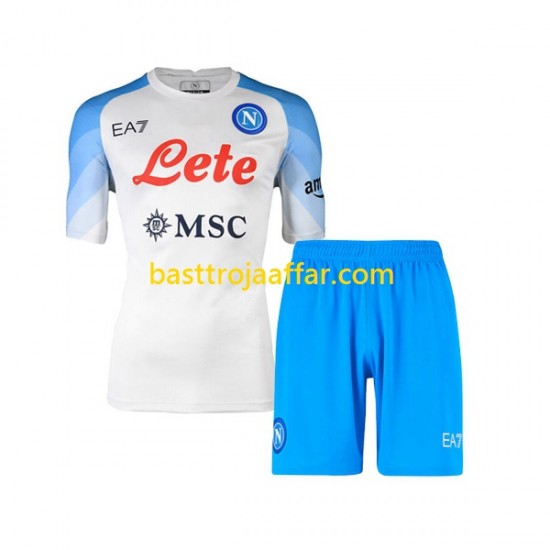 SSC Napoli Barn Borta Fotbollströja 2022-2023 Kortärmad
