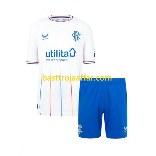 Rangers Barn Borta Fotbollströja 2023-2024 Kortärmad