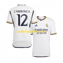 Real Madrid Camavinga 12 Män Hemma Fotbollströja 2023-2024 Kortärmad