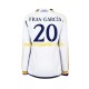 Real Madrid Fran Garcia 20 Män Hemma Fotbollströja 2023-2024 Långärmad