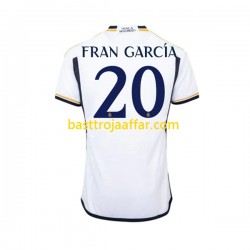 Real Madrid Fran Garcia 20 Män Hemma Fotbollströja 2023-2024 Kortärmad