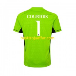 Real Madrid Thibaut Courtois 1 Målvakt Män Hemma Fotbollströja 2023-2024 Kortärmad