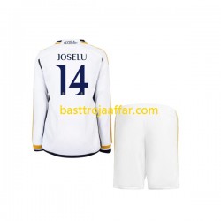 Real Madrid JOSELU 14 Barn Hemma Fotbollströja 2023-2024 Långärmad