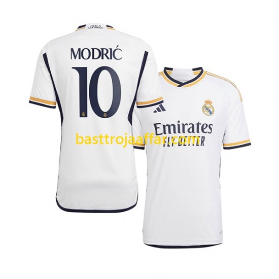 Real Madrid Modrić 10 Män Hemma Fotbollströja 2023-2024 Kortärmad