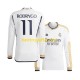 Real Madrid Rodrygo Goes 11 Män Hemma Fotbollströja 2023-2024 Långärmad