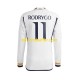 Real Madrid Rodrygo Goes 11 Män Hemma Fotbollströja 2023-2024 Långärmad