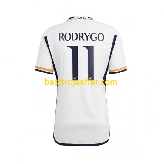 Real Madrid Rodrygo Goes 11 Män Hemma Fotbollströja 2023-2024 Kortärmad
