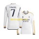 Real Madrid Vinicius Junior 7 Män Hemma Fotbollströja 2023-2024 Långärmad