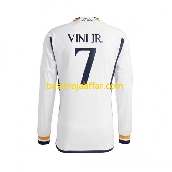 Real Madrid Vinicius Junior 7 Män Hemma Fotbollströja 2023-2024 Långärmad