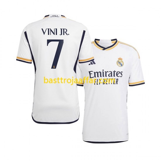 Real Madrid Vinicius Junior 7 Män Hemma Fotbollströja 2023-2024 Kortärmad