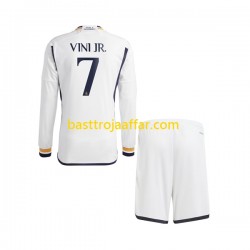 Real Madrid Vinicius Junior 7 Barn Hemma Fotbollströja 2023-2024 Långärmad