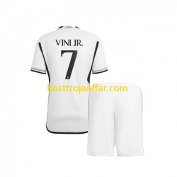 Real Madrid Vinicius Junior 7 Barn Hemma Fotbollströja 2023-2024 Kortärmad