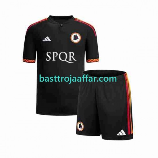AS Roma Barn Tredje Fotbollströja 2023-2024 Kortärmad