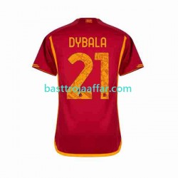 AS Roma Paulo Dybala 21 Män Hemma Fotbollströja 2023-2024 Kortärmad AS Roma Paulo Dybala 21 Män Hemma Fotbollströja 2023-2024 Kortärmad