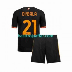 AS Roma Paulo Dybala 21 Barn Tredje Fotbollströja 2023-2024 Kortärmad AS Roma Paulo Dybala 21 Barn Tredje Fotbollströja 2023-2024 Kortärmad