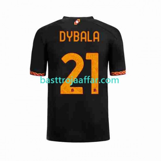 AS Roma Paulo Dybala 21 Män Tredje Fotbollströja 2023-2024 Kortärmad