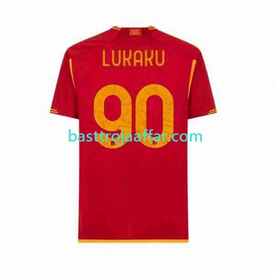 AS Roma Romelu Lukaku 90 Män Hemma Fotbollströja 2023-2024 Kortärmad