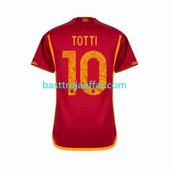 AS Roma Totti 10 Män Hemma Fotbollströja 2023-2024 Kortärmad