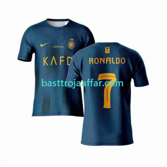Al-Nassr Ronaldo 7 Män Borta Fotbollströja 2023-2024 Kortärmad