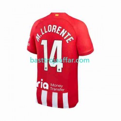 Atlético Madrid 2 Marcos Llorente 14 Män Hemma Fotbollströja 2023-2024 Kortärmad Atlético Madrid 2 Marcos Llorente 14 Män Hemma Fotbollströja 2023-2024 Kortärmad