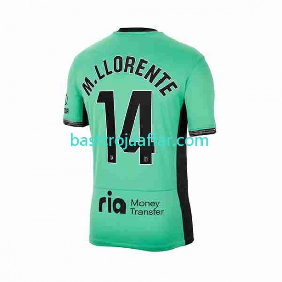 Atlético Madrid 2 Marcos Llorente 14 Män Tredje Fotbollströja 2023-2024 Kortärmad