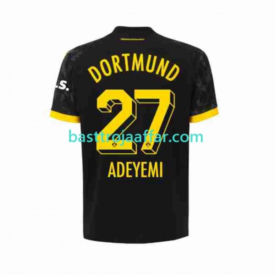 Borussia Dortmund Karim Adeyemi 27 Män Borta Fotbollströja 2023-2024 Kortärmad