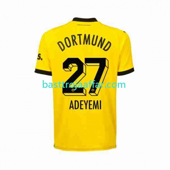 Borussia Dortmund Karim Adeyemi 27 Män Hemma Fotbollströja 2023-2024 Kortärmad