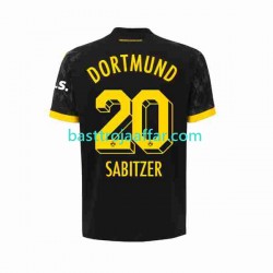 Borussia Dortmund Marcel Sabitzer 20 Män Borta Fotbollströja 2023-2024 Kortärmad Borussia Dortmund Marcel Sabitzer 20 Män Borta Fotbollströja 2023-2024 Kortärmad