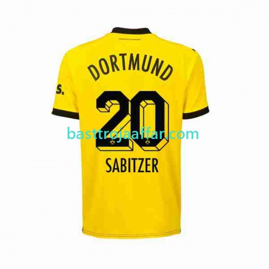 Borussia Dortmund Marcel Sabitzer 20 Män Hemma Fotbollströja 2023-2024 Kortärmad