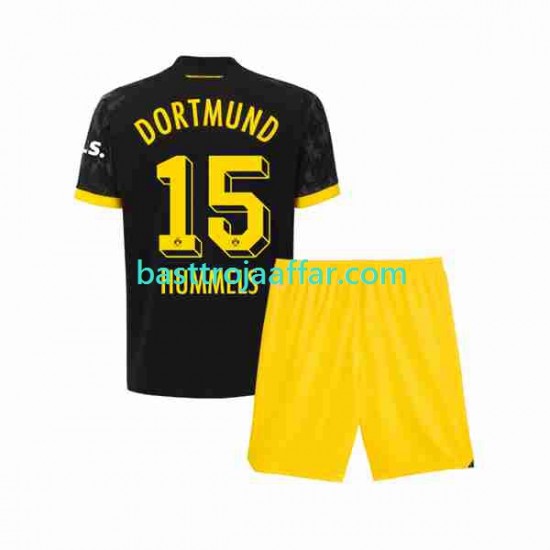 Borussia Dortmund Mats Hummels 15 Barn Borta Fotbollströja 2023-2024 Kortärmad