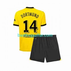 Borussia Dortmund Niclas Fullkrug 14 Barn Hemma Fotbollströja 2023-2024 Kortärmad