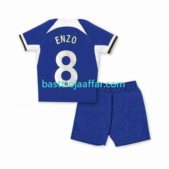 Chelsea Enzo Fernandez 8 Barn Hemma Fotbollströja 2023-2024 Kortärmad
