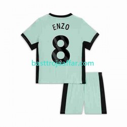 Chelsea Enzo Fernandez 8 Barn Tredje Fotbollströja 2023-2024 Kortärmad Chelsea Enzo Fernandez 8 Barn Tredje Fotbollströja 2023-2024 Kortärmad