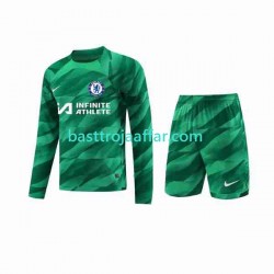 Chelsea Målvakt Barn Tredje Fotbollströja 2023-2024 Långärmad Chelsea Målvakt Barn Tredje Fotbollströja 2023-2024 Långärmad