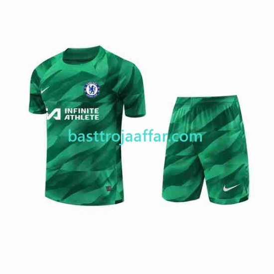 Chelsea Målvakt Barn Tredje Fotbollströja 2023-2024 Kortärmad