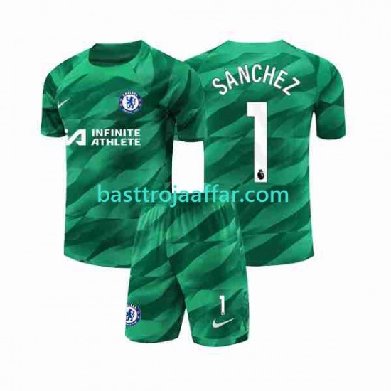 Chelsea Robert Sanchez 1 Målvakt Barn Tredje Fotbollströja 2023-2024 Kortärmad