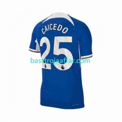 Chelsea Moises Caicedo 25 Män Hemma Fotbollströja 2023-2024 Kortärmad Chelsea Moises Caicedo 25 Män Hemma Fotbollströja 2023-2024 Kortärmad