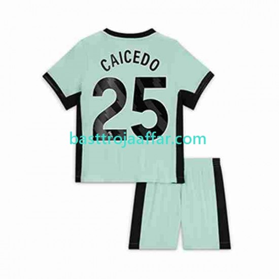 Chelsea Moises Caicedo 25 Barn Tredje Fotbollströja 2023-2024 Kortärmad