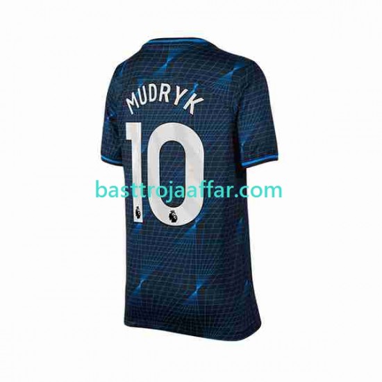 Chelsea Mykhaylo Mudryk 10 Män Borta Fotbollströja 2023-2024 Kortärmad