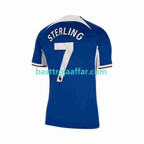Chelsea Raheem Sterling 7 Män Hemma Fotbollströja 2023-2024 Kortärmad