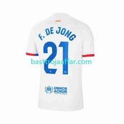 FC Barcelona Frenkie de Jong 21 Män Borta Fotbollströja 2023-2024 Kortärmad FC Barcelona Frenkie de Jong 21 Män Borta Fotbollströja 2023-2024 Kortärmad
