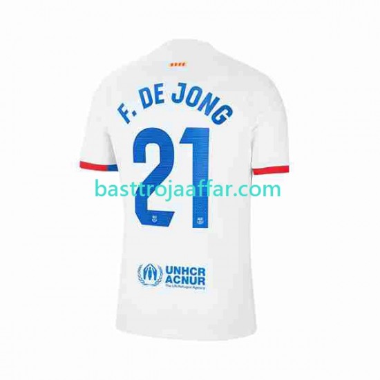 FC Barcelona Frenkie de Jong 21 Män Borta Fotbollströja 2023-2024 Kortärmad