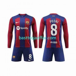 FC Barcelona Pedri 8 Barn Hemma Fotbollströja 2023-2024 Långärmad FC Barcelona Pedri 8 Barn Hemma Fotbollströja 2023-2024 Långärmad
