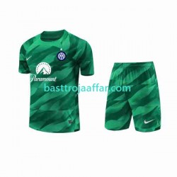 Inter Milan Målvakt Barn Borta Fotbollströja 2023-2024 Kortärmad